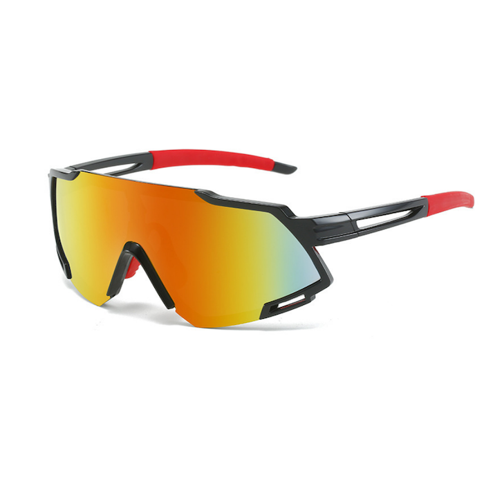 Sportzonnebrillen rode spiegelreflectie – onesize
