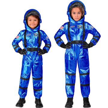 Blauw astronaut kostuum voor kinderen