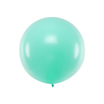Grote Pastel Mint Ballon - 1 Meter 
