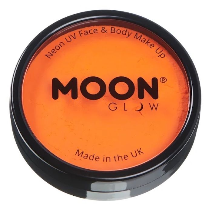 Neon UV Gezichts- en Lichaamsverf Intens Oranje 36 g Moon Creations
