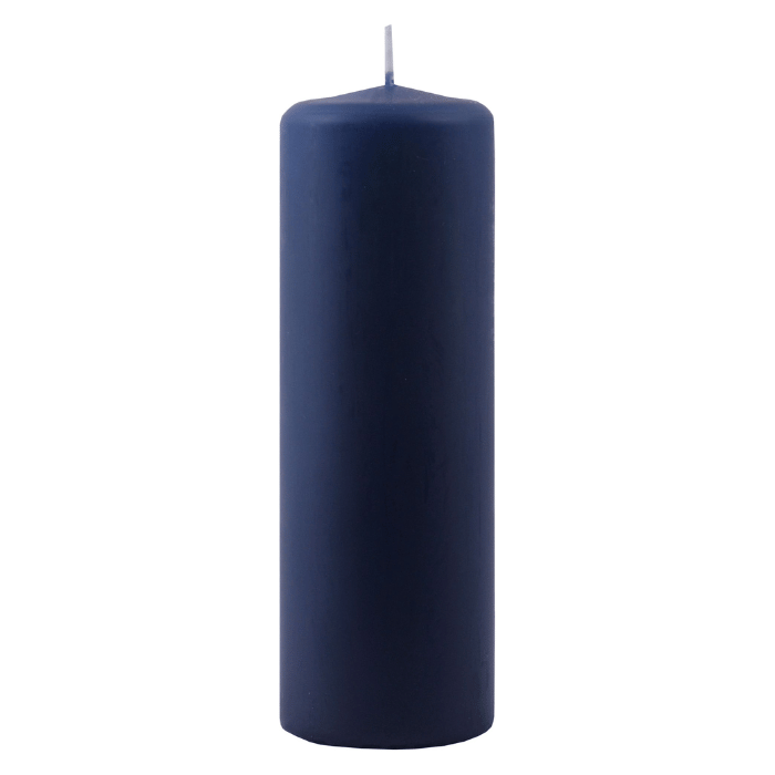 Blokkaars blauw 1x - 6x18 cm