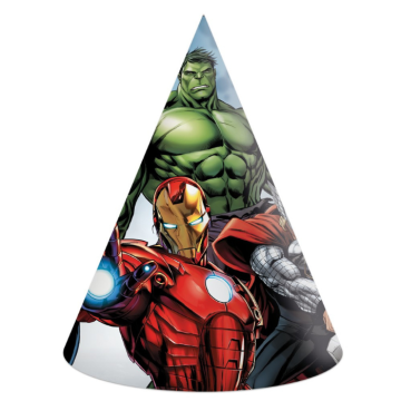 Avengers feesthoeden 6x