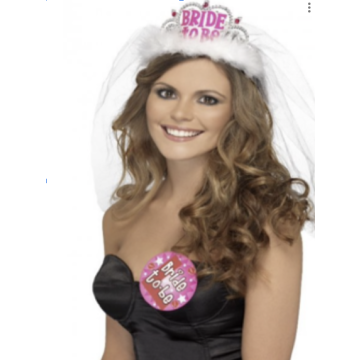 Bride To Be Tiara en Sluier