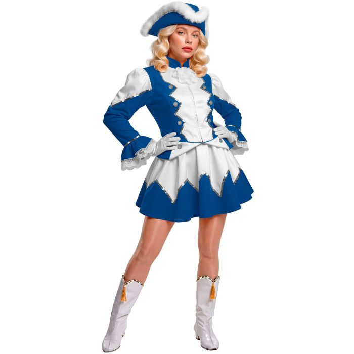 Majorette kostuum met jas en hoed