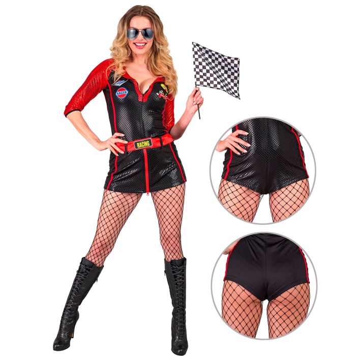 Racerdress kostuum voor dames