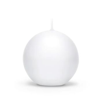 Ronde Witte Kaarsen 6x - 8 cm