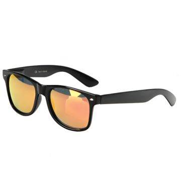 Zonnebril wayfarer zwart gekleurde lenzen - onesize 