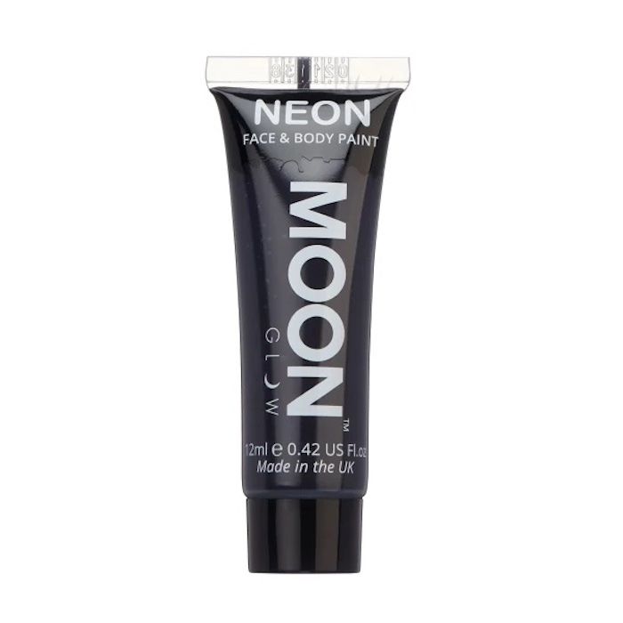 Neon UV Gezichts En Lichaamsverf Zwart 12 ml Moon Creations