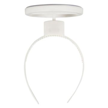 Engel lichtgevende glorie haarband wit - 20x15,6 cm