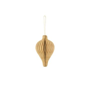 Honeycomb Decoratie in Beige 12x8 cm