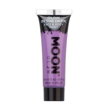 Glow-in-the-dark Gezicht en Lichaamsverf Paars 12 ml Moon Creations