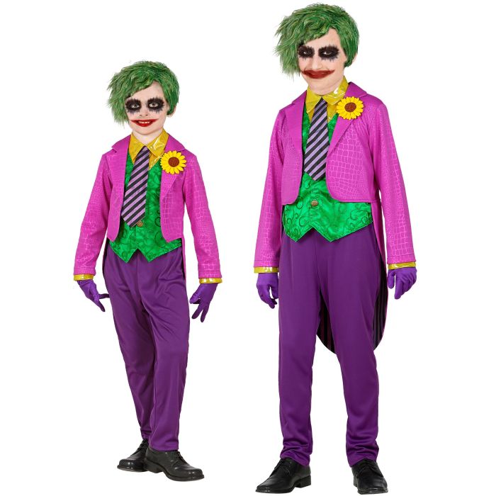 Prachtig clownskostuum met jasje voor jongens