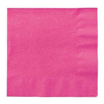Roze servetten 20x - 33x33 cm