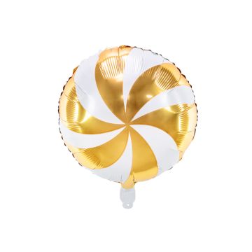 Snoep Folie Ballon Goud - 35 cm