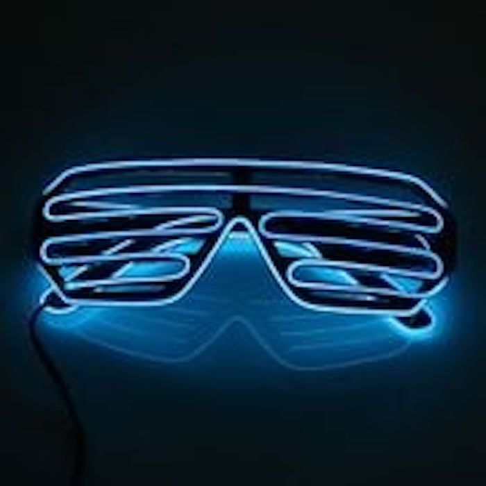 Blauwe LED Brillen