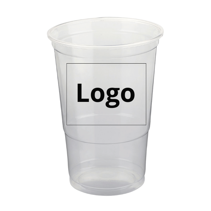 0,5 liter plastic bekers 800x met logo 