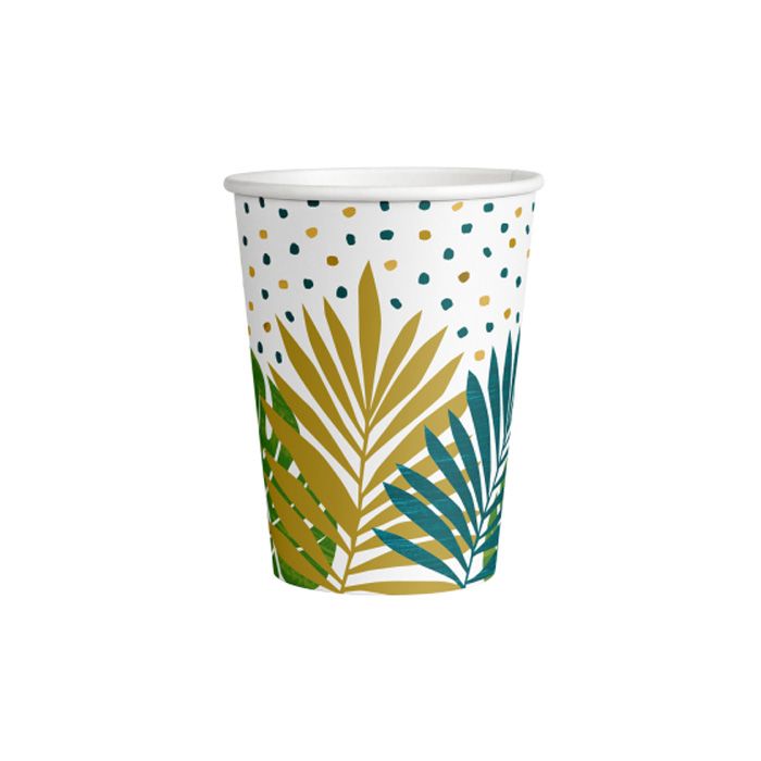 Monstera & Palm Bekers 8x - 250 ml