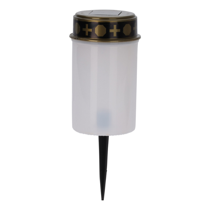 LED graflicht met zonnepaneel 65x120 mm 