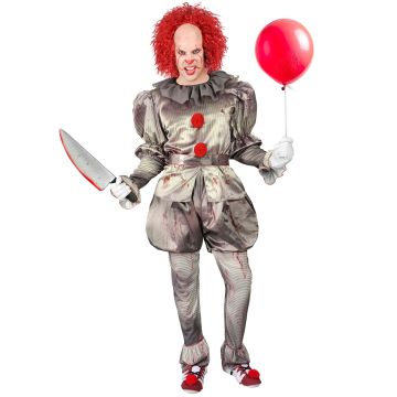 Engelachtig clownkostuum voor mannen