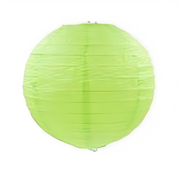 Limoen groene papieren lantaarn 40 cm