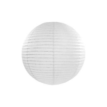 Witte papierlantaarn - 30 cm