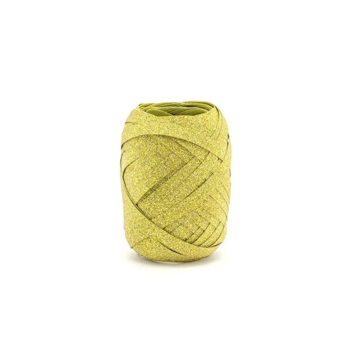 Cadeau lint glitter goud 10 m  