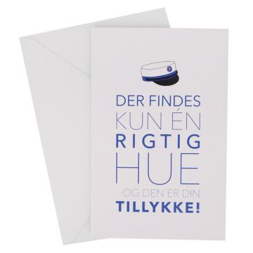 Blauwe Studentenkaart Met Envelop