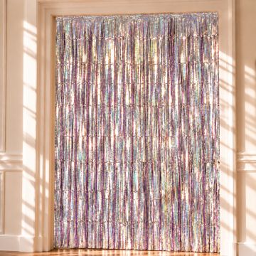 Holografisch Glittergordijn - 100 x 240 cm
