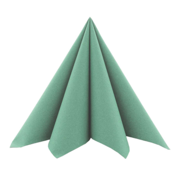 Luxueuze servetten zachte groene kleur 12x - 40x40 cm