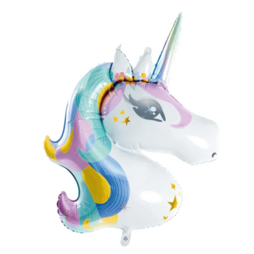 Eenhoorn folieballon - 73x90 cm
