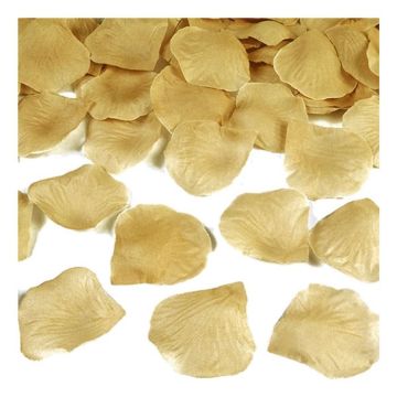 Gouden rozenblaadjes 144x - 5x5 cm
