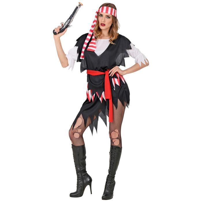 Mooie piratenjurk kostuum voor dames