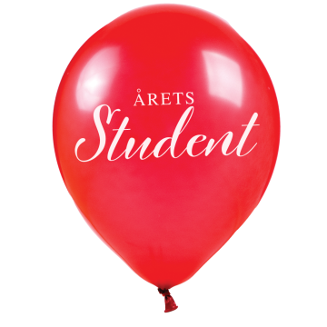 Studenten Ballonnen Rood 10x - 25cm