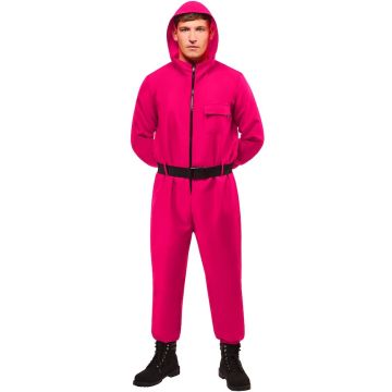 Squid Game® Guard Costume Roze