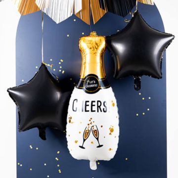 Champagnefles folie ballon 31x72 cm