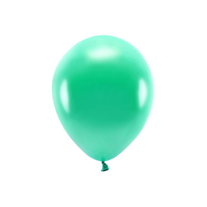 Metallische Groene Ballonnen 10x - 30 cm 