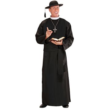 Priestercostuum met jurk voor volwassenen