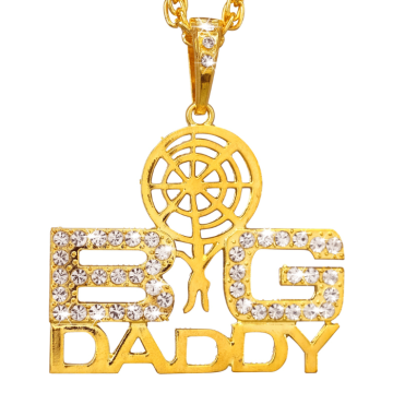 Big Daddy gouden ketting - 65 cm