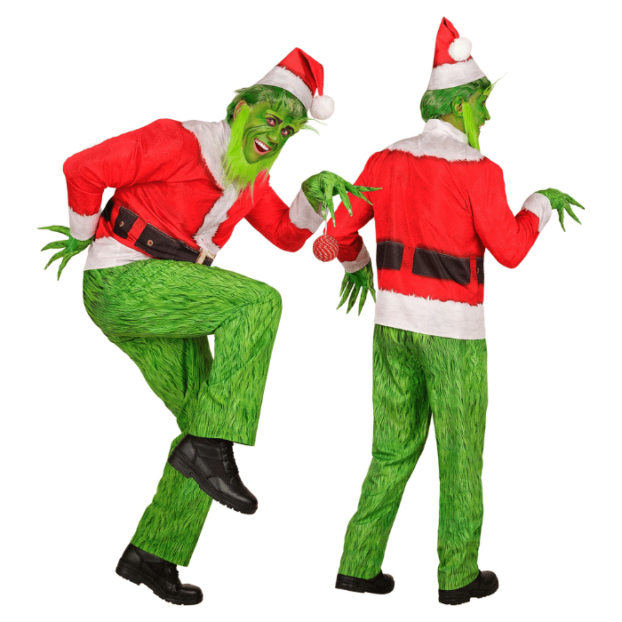 Groene kerst dief kostuum