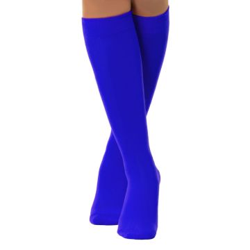 Kniekousen voor vrouwen one-size blauw