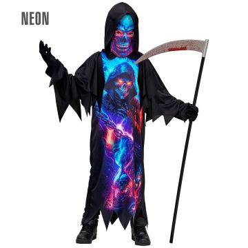 Neon doodsengel kostuum voor jongens