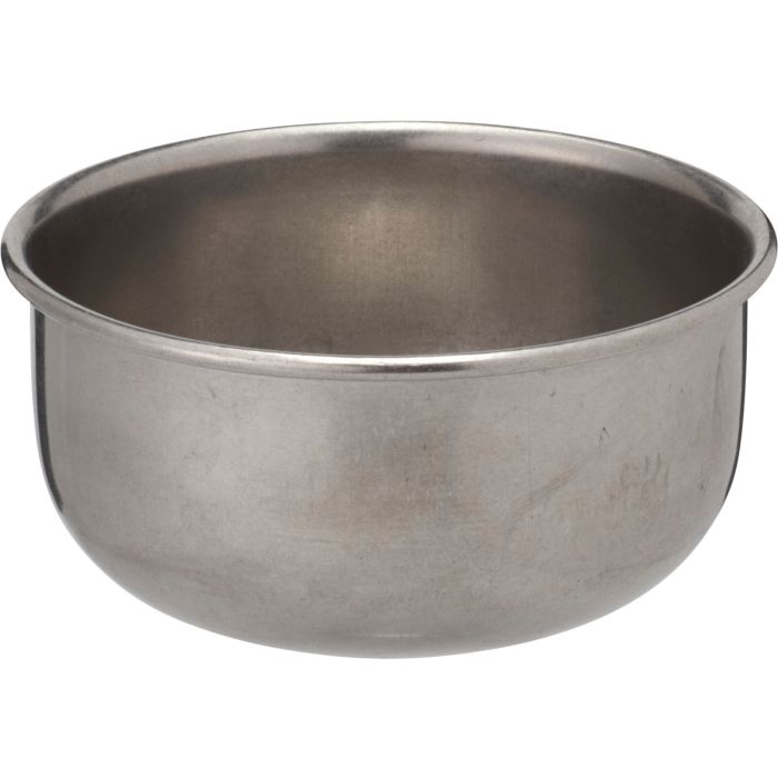 Kleine stonewashed kom van roestvrij staal Ø 9,8 cm
