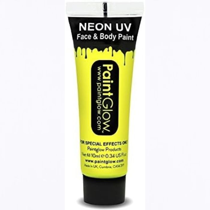 UV lichaamsverf 25 ML neon Geel