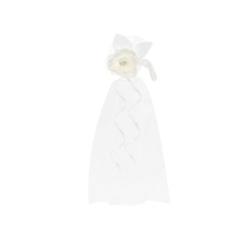 Organza Rozen Sluiers 2x
