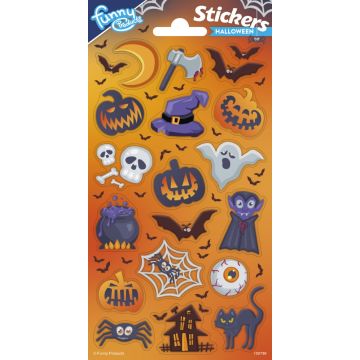 Gezellige Halloween stickers