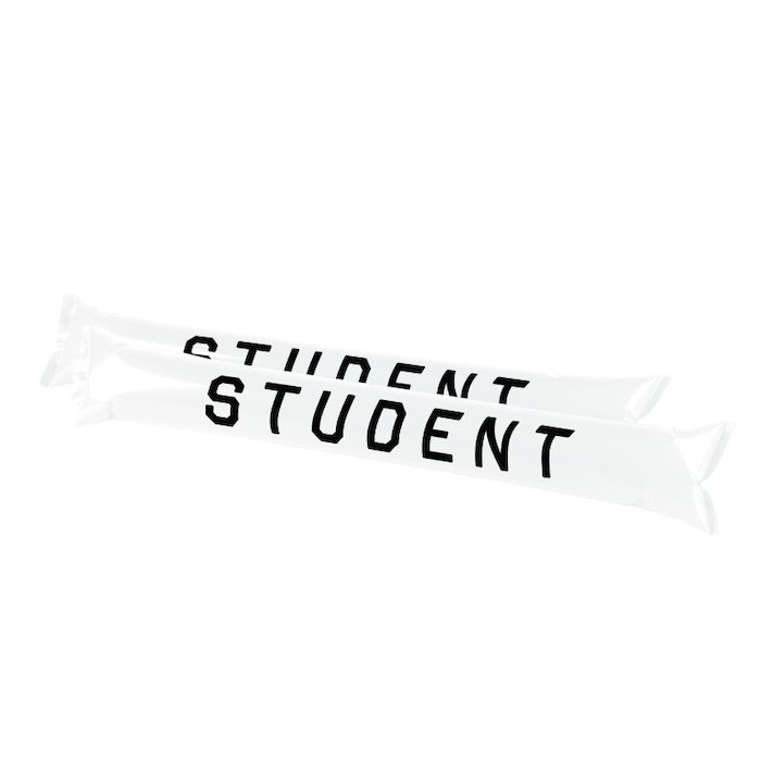 Student klapsticks wit 2x