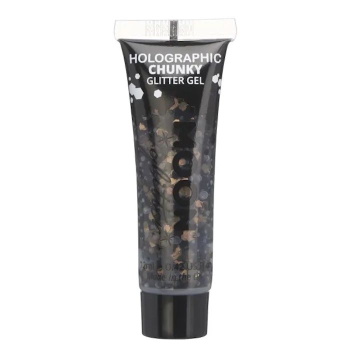 Holografische Chunky Glitter Gel Zwart 12 ml Moon Creations