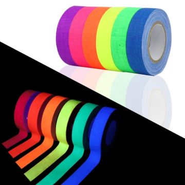 UV Neon Tape 6x zelflichtende neon tape
