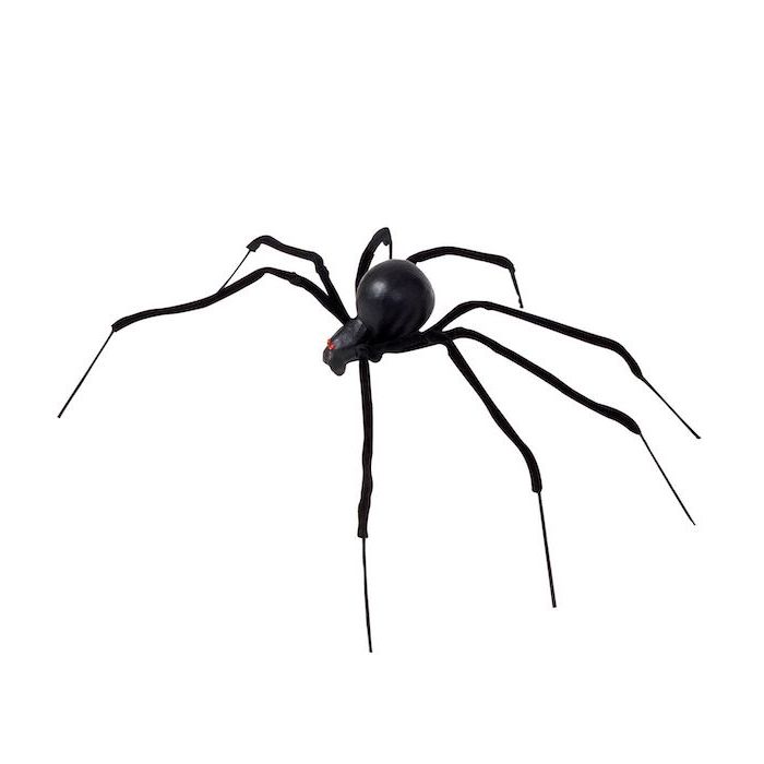Vormbare enorme zwarte weduwe spin - 110 cm