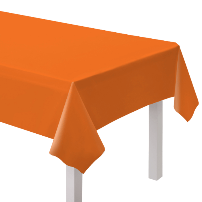 Oranje papieren tafelkleed - 120x180 cm